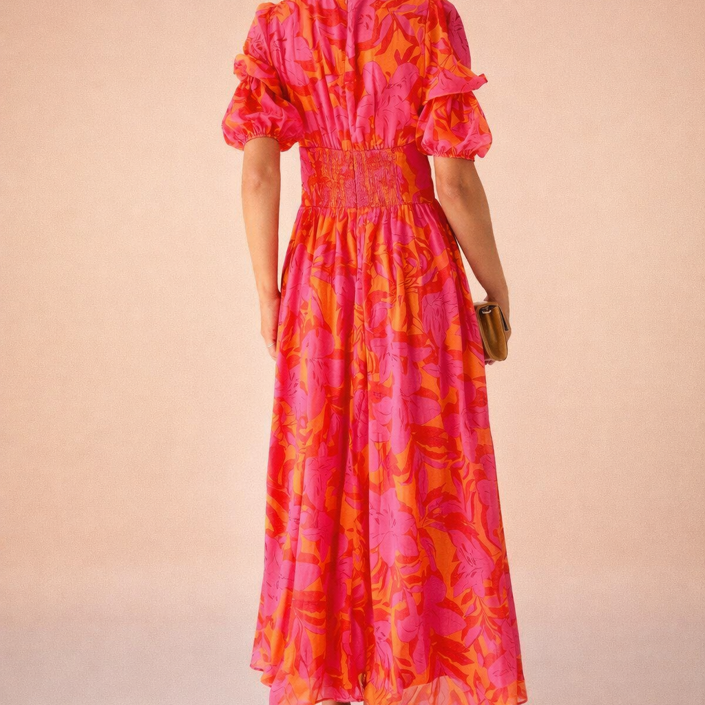 Carla | Tropical Radiance Maxi Dress