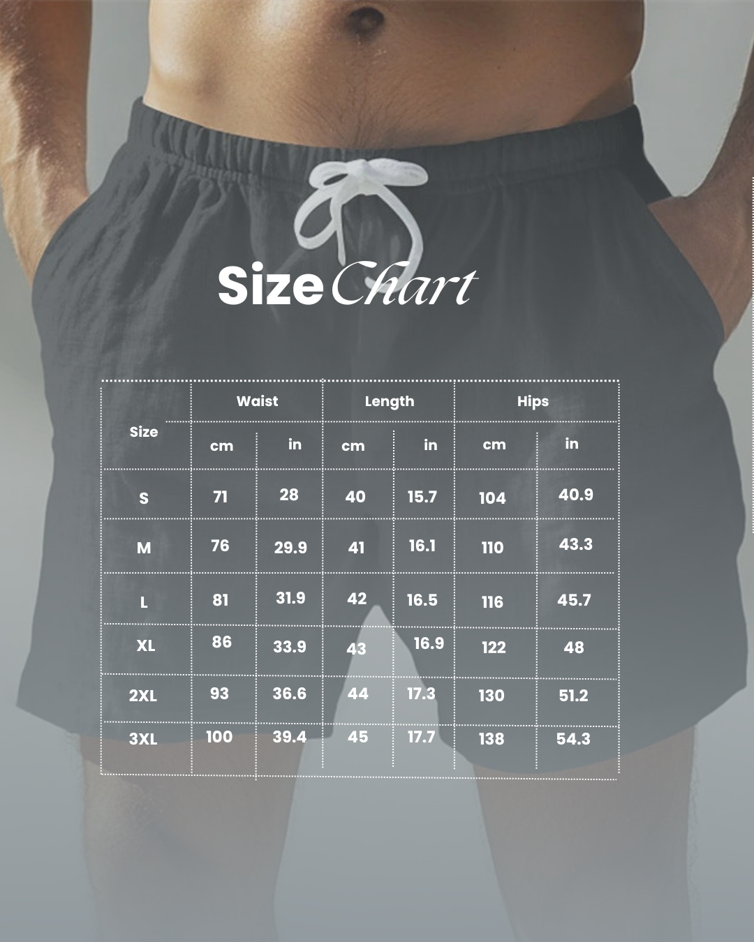 Alfie | Cotton-Linen Drawstring Summer Shorts