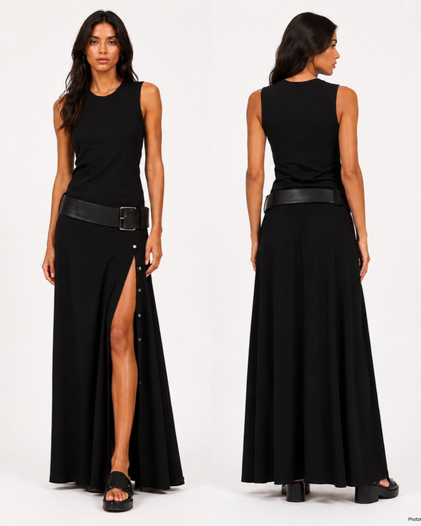 Belt Dress with Complimentary Belt