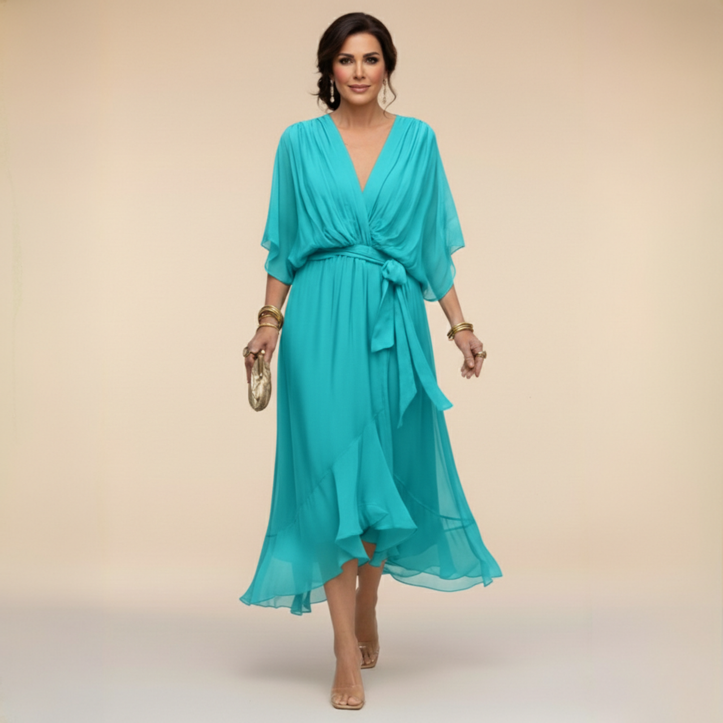 Martha | Elegant Chiffon Summer Dress