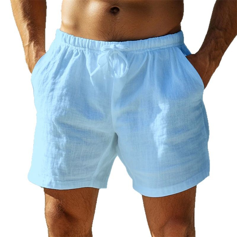 Alfie | Cotton-Linen Drawstring Summer Shorts