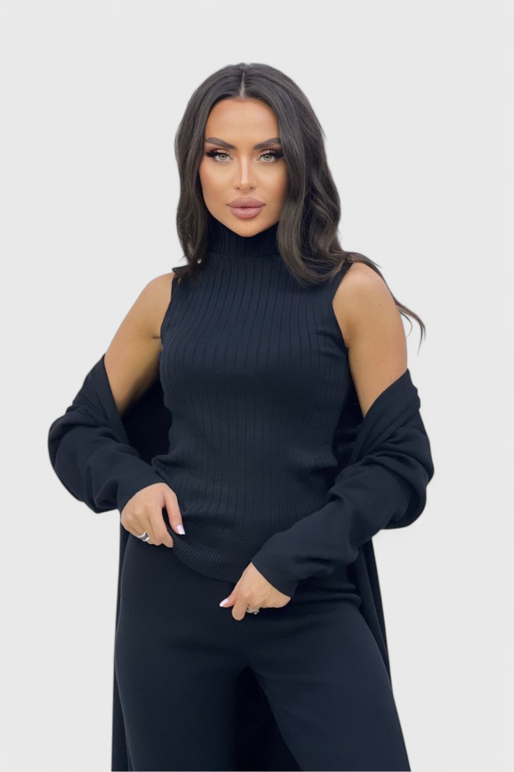 Mahalia | Three-Piece Knit Set
