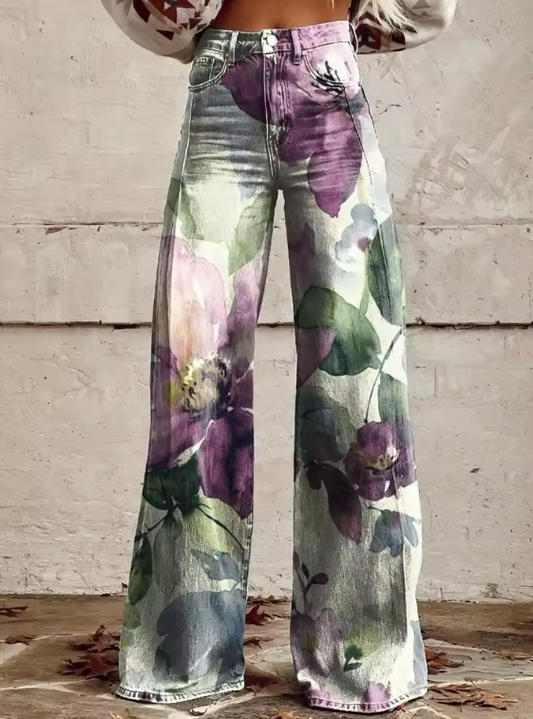 Alessia - Pantalón boho retro chic