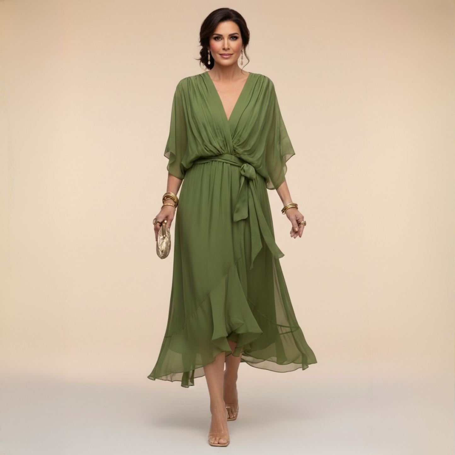 Martha | Elegant Chiffon Summer Dress
