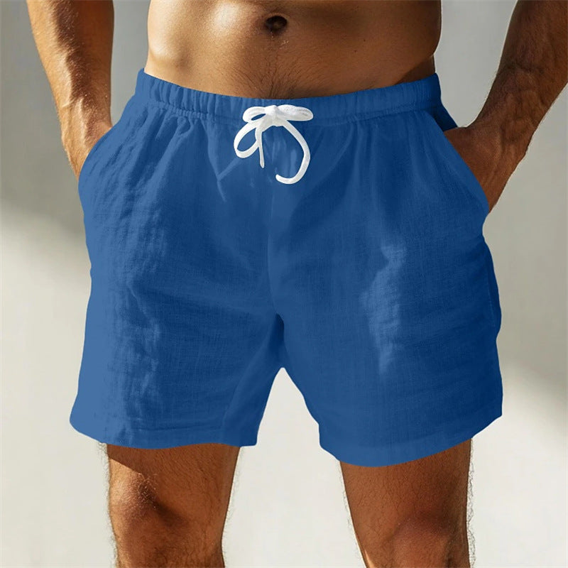 Alfie | Cotton-Linen Drawstring Summer Shorts