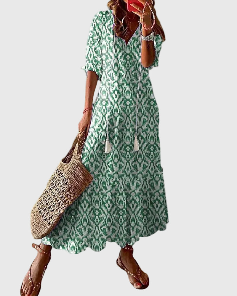 Amalia vestido boho floral