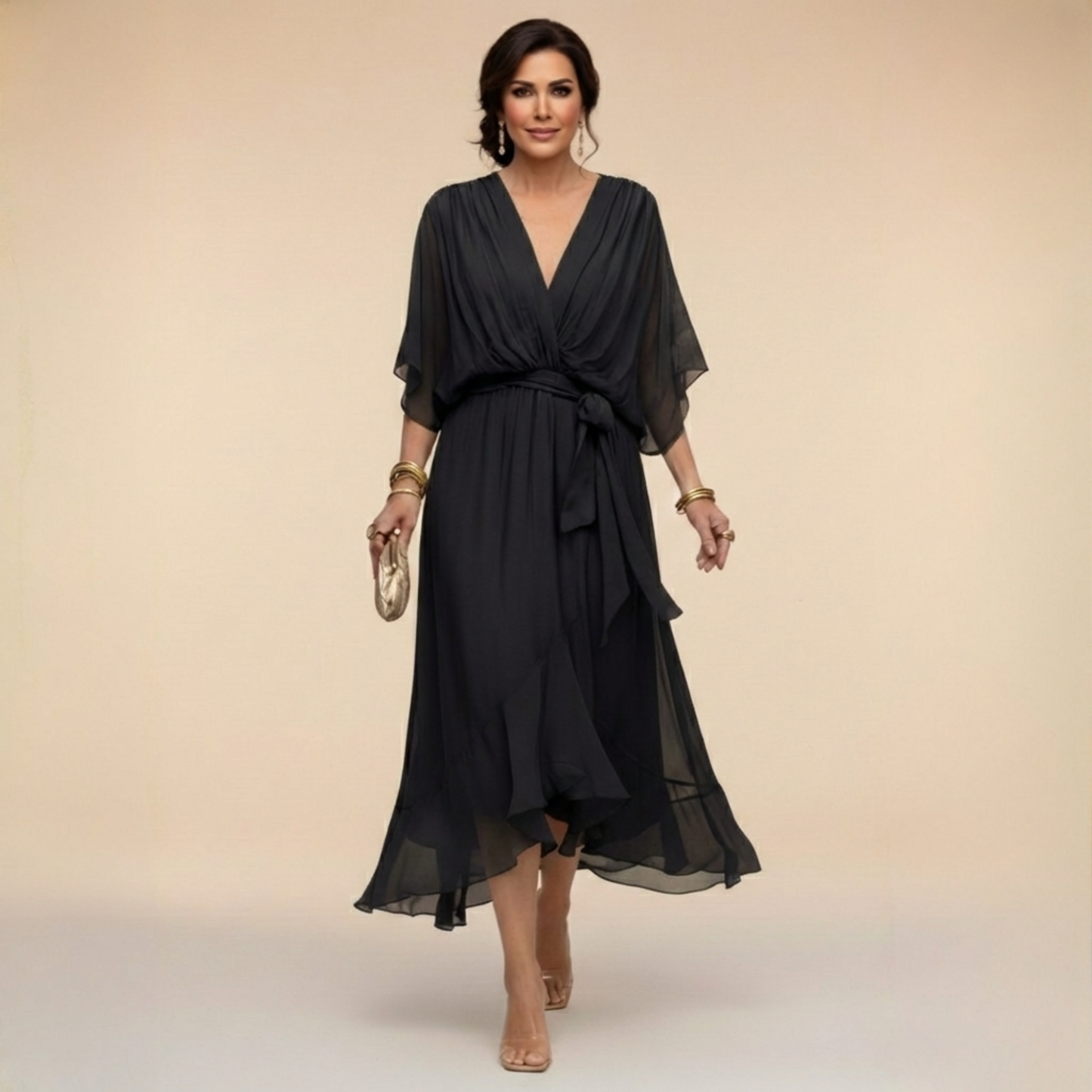 Martha | Elegant Chiffon Summer Dress