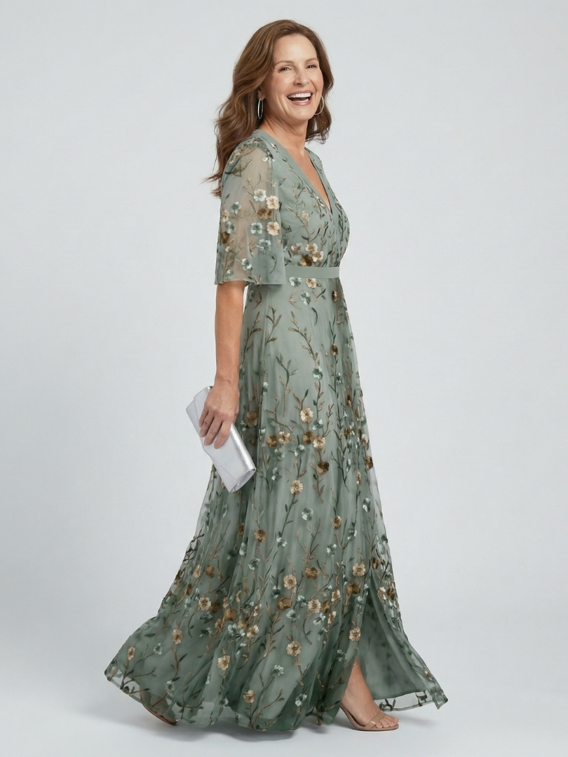 Selora | Vestido Maxi Floral Halter Fluido