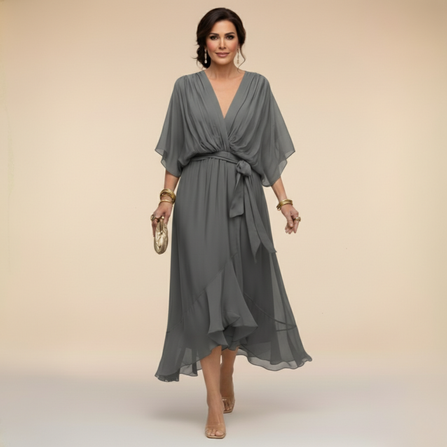 Martha | Elegant Chiffon Summer Dress