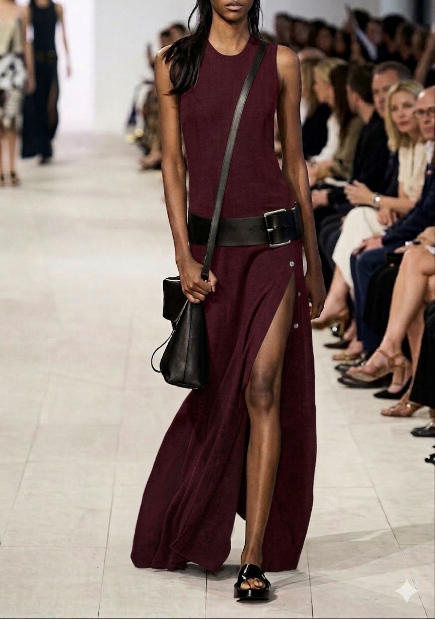 Belt Dress with Complimentary Belt