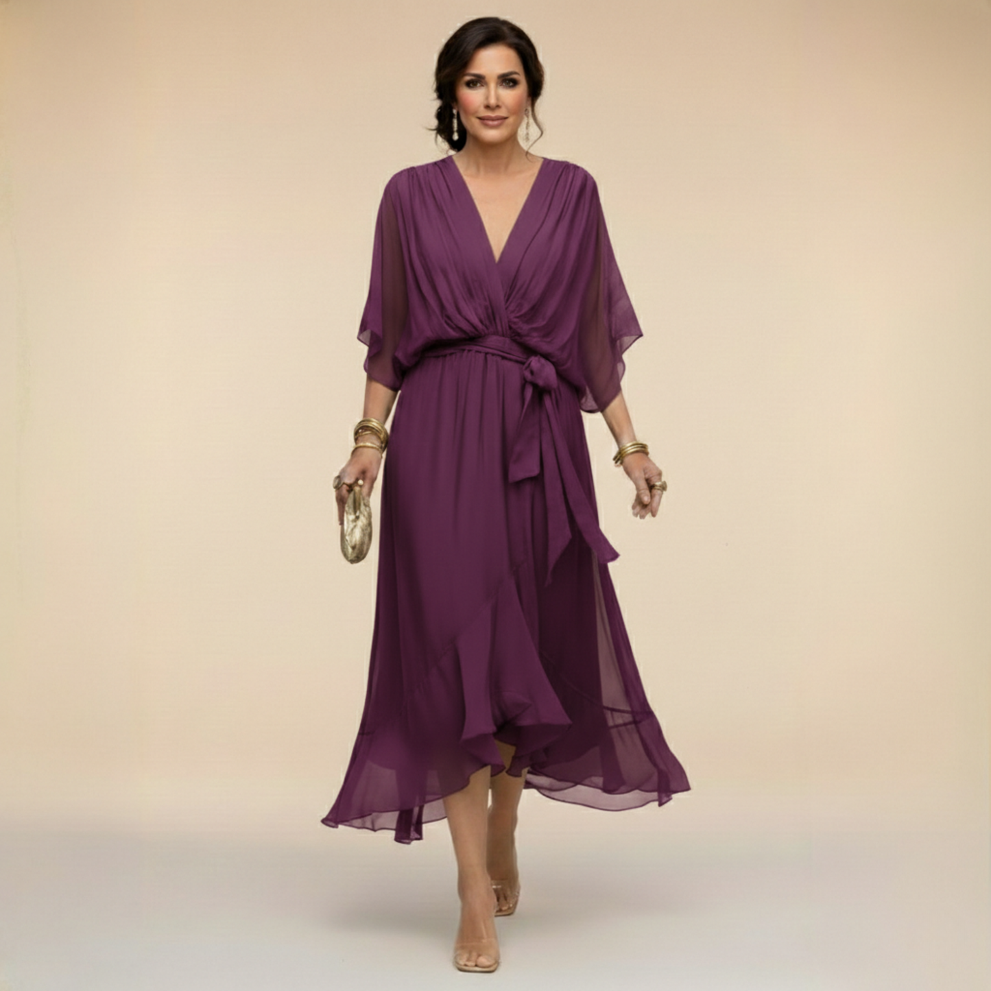 Martha | Elegant Chiffon Summer Dress