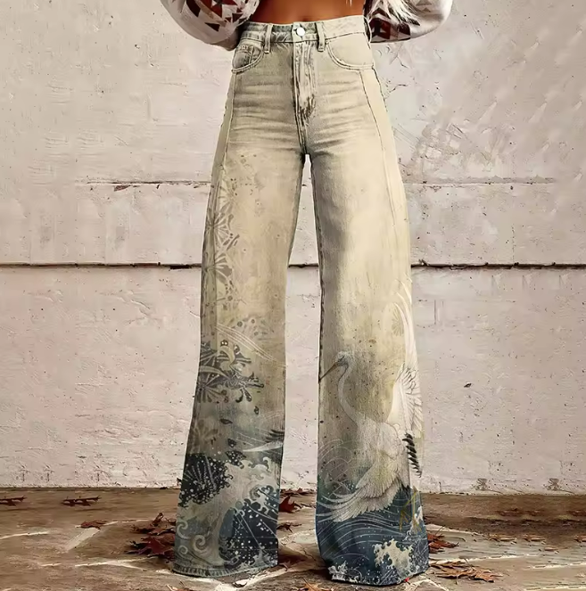Ondata - Pantalón bohemio elegante