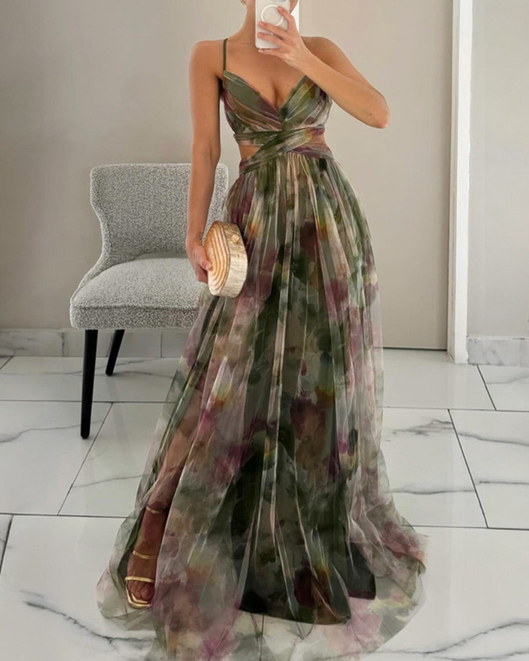 Laura | Floral Elegance Maxi Dress