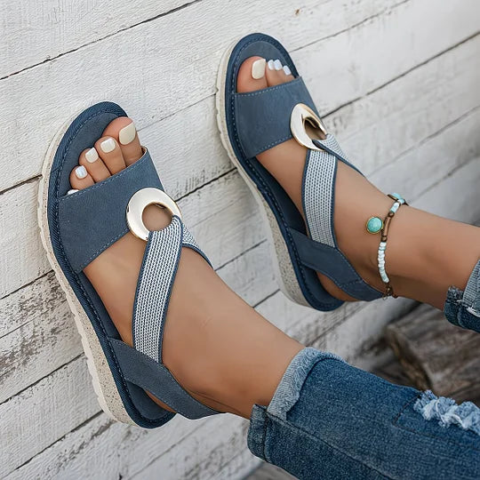 Selena | Elegant Adjustable-Support Sandals