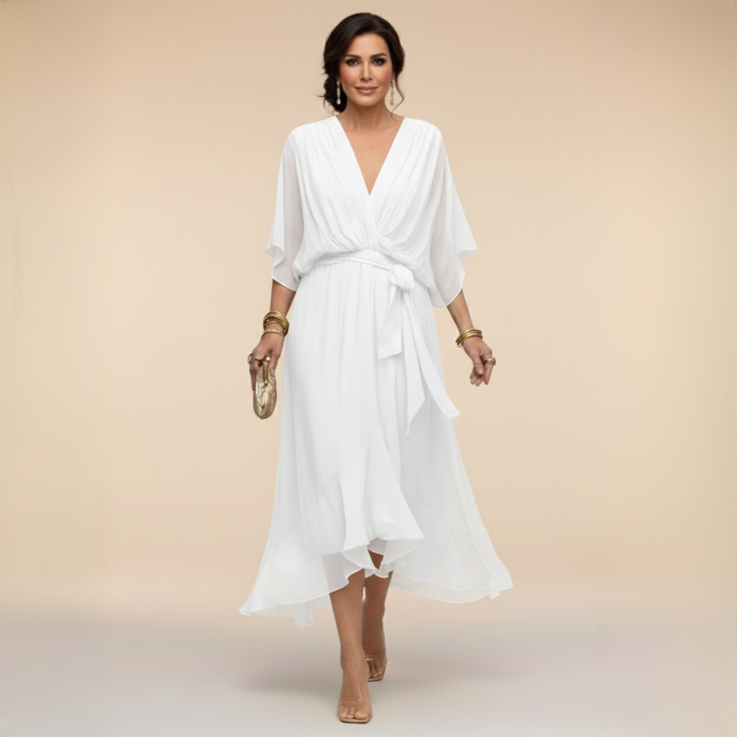 Martha | Elegant Chiffon Summer Dress