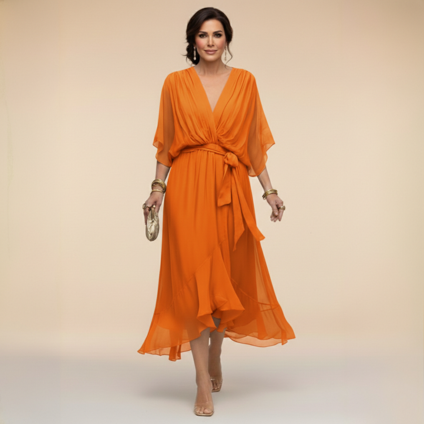 Martha | Elegant Chiffon Summer Dress