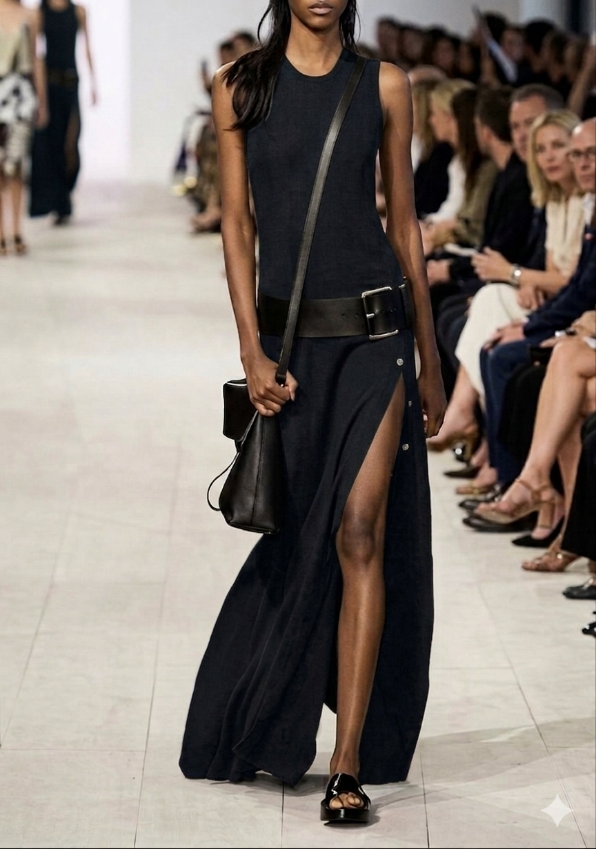 Belt Dress with Complimentary Belt