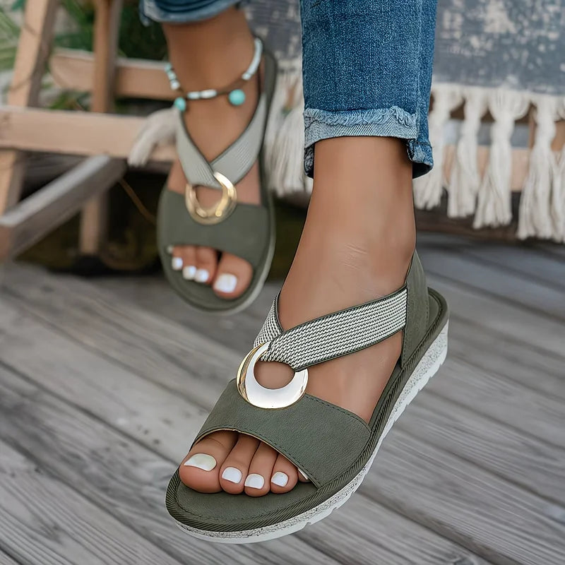 Selena | Elegant Adjustable-Support Sandals