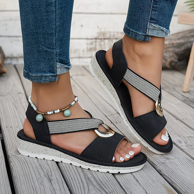 Selena | Elegant Adjustable-Support Sandals