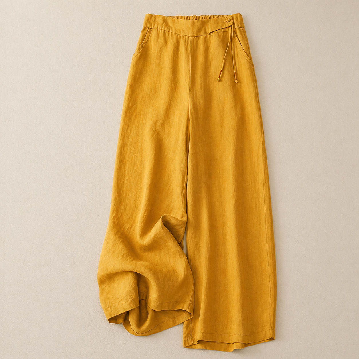 Anya | Wide-Leg Linen Trousers