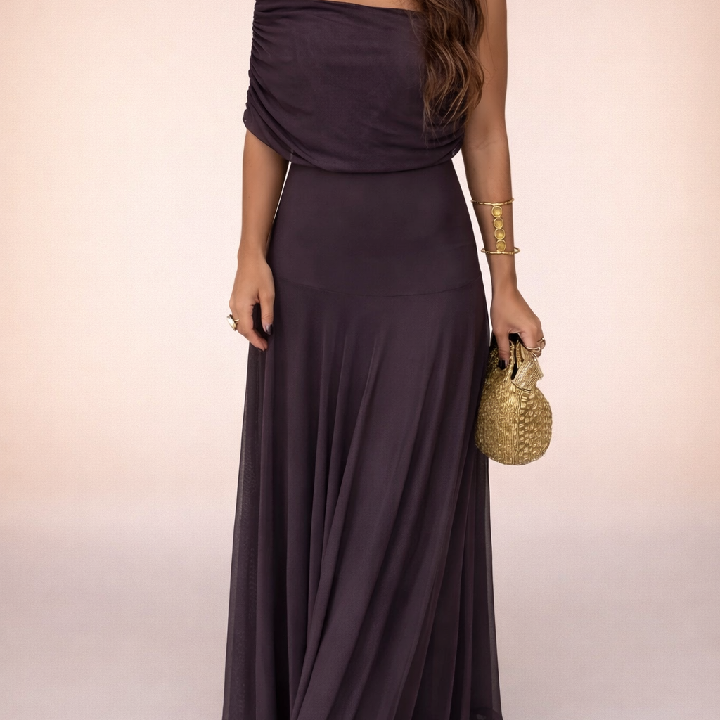 Georgina | Off-The-Shoulder Maxi Dress