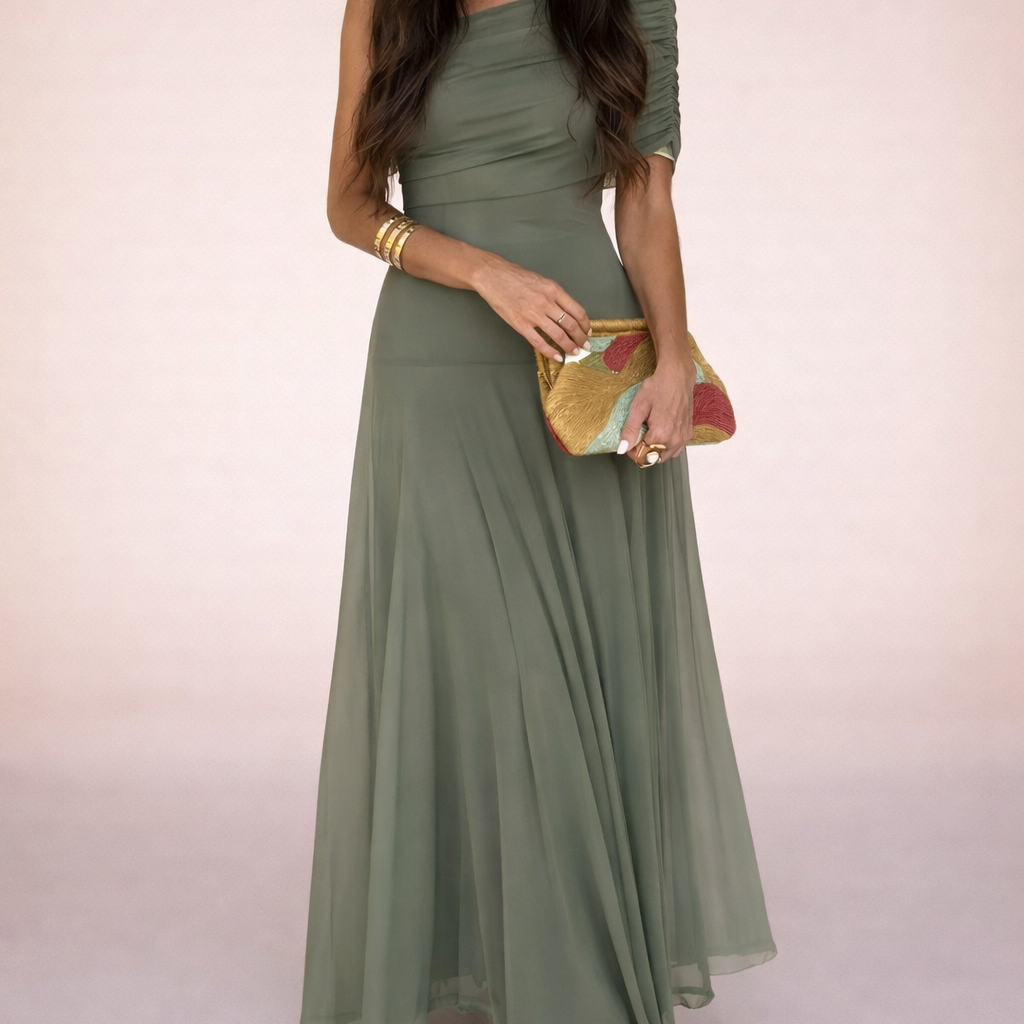 Georgina | Off-The-Shoulder Maxi Dress