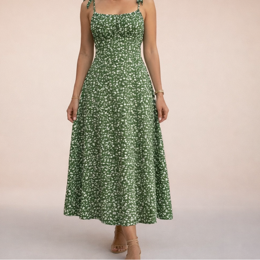 Naomi | Floral Strappy Summer Dress