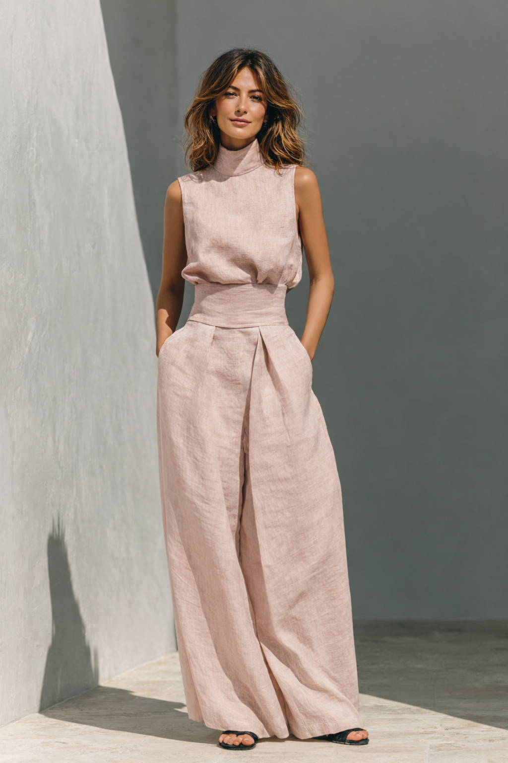 Giulia | Minimalist Linen Co-ord Set