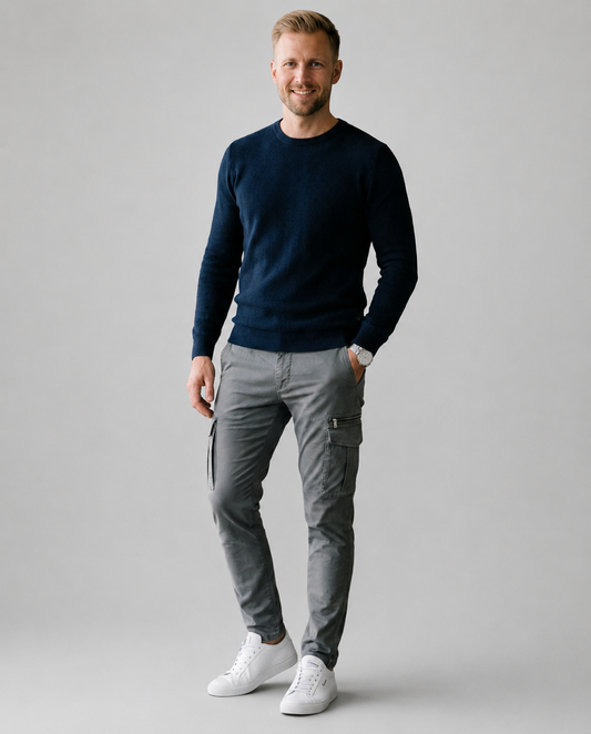 Lewis | Premium Stretch Cargo Trousers
