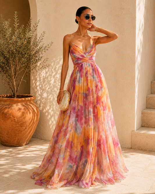 Laura | Floral Elegance Maxi Dress