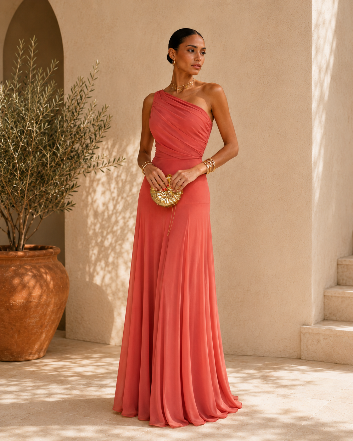 Georgina | Off-The-Shoulder Maxi Dress