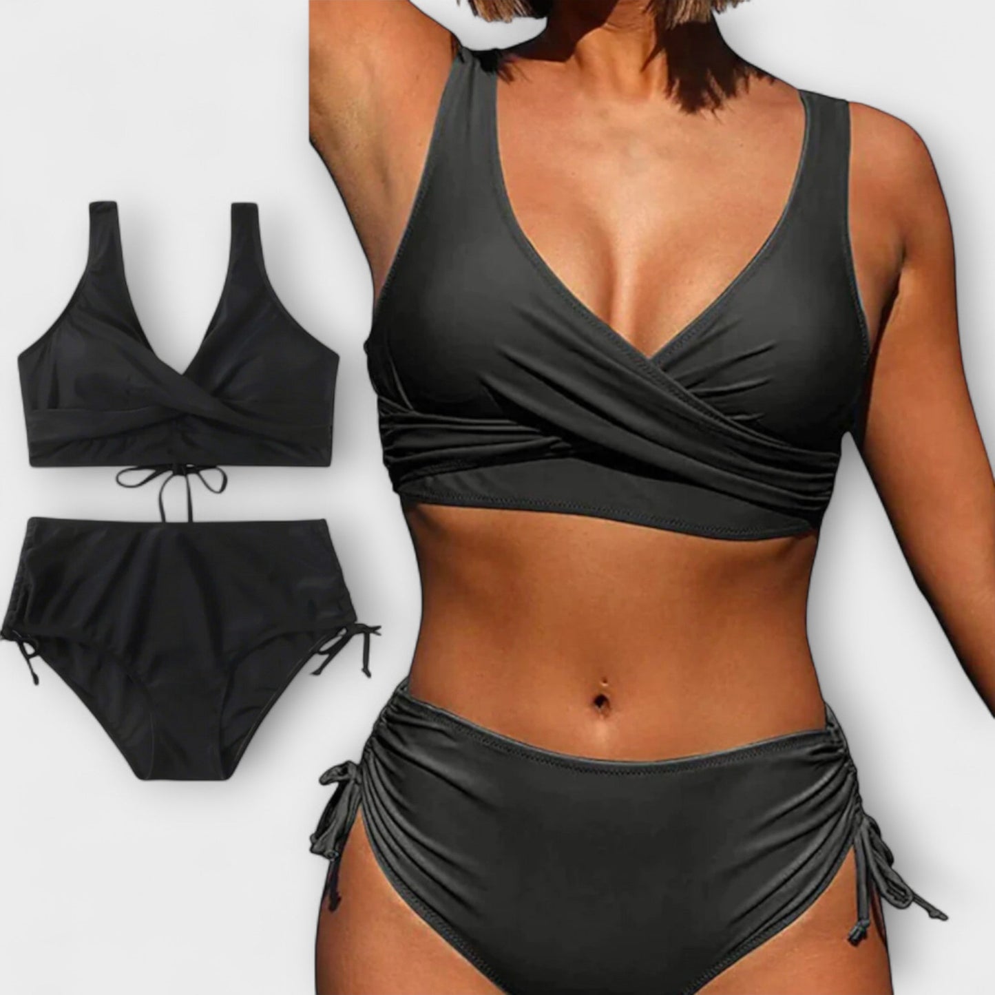 Moni - Conjunto de bikini elegante de 2 piezas