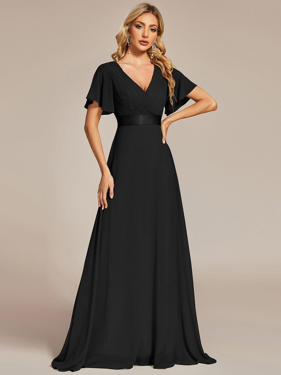 Margot | Empire Butterfly-Sleeve Maxi Dress