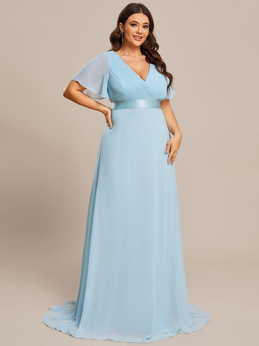 Margot | Empire Butterfly-Sleeve Maxi Dress