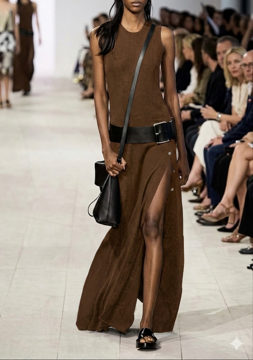 Belt Dress with Complimentary Belt