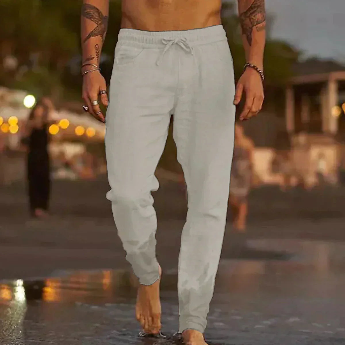 John | Relaxed Wide-Leg Trousers