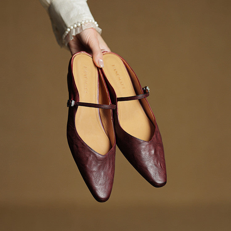 Mirella | Genuine Leather Mules