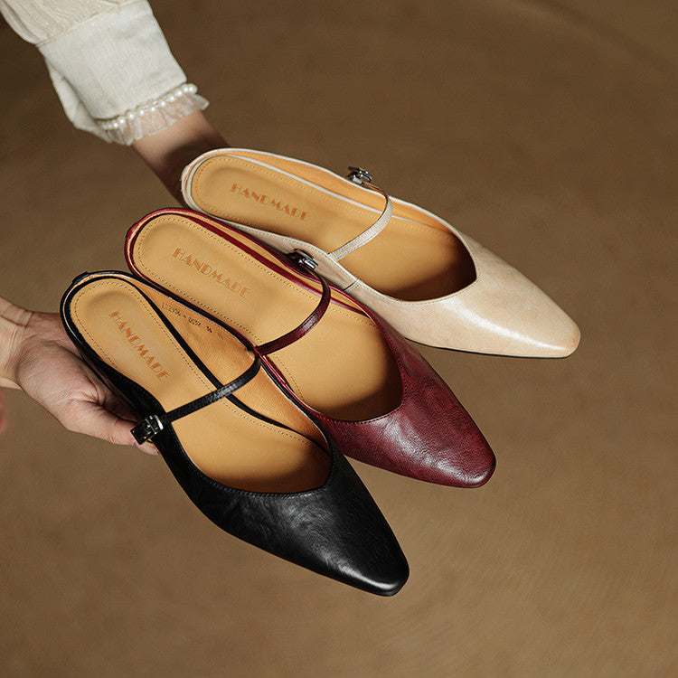 Mirella | Genuine Leather Mules