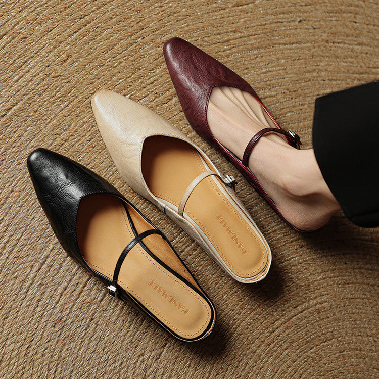 Mirella | Genuine Leather Mules