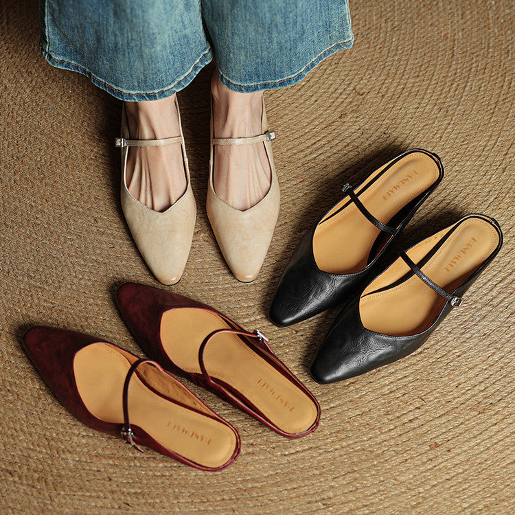 Mirella | Genuine Leather Mules