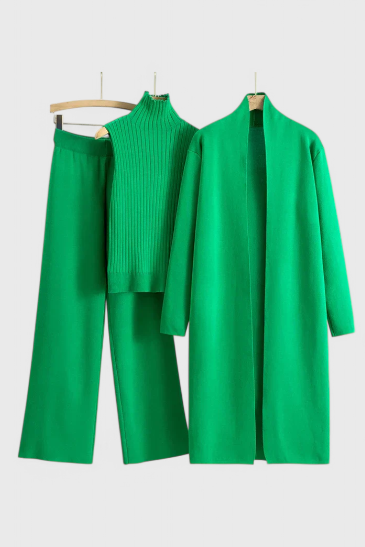 Mahalia | Three-Piece Knit Set