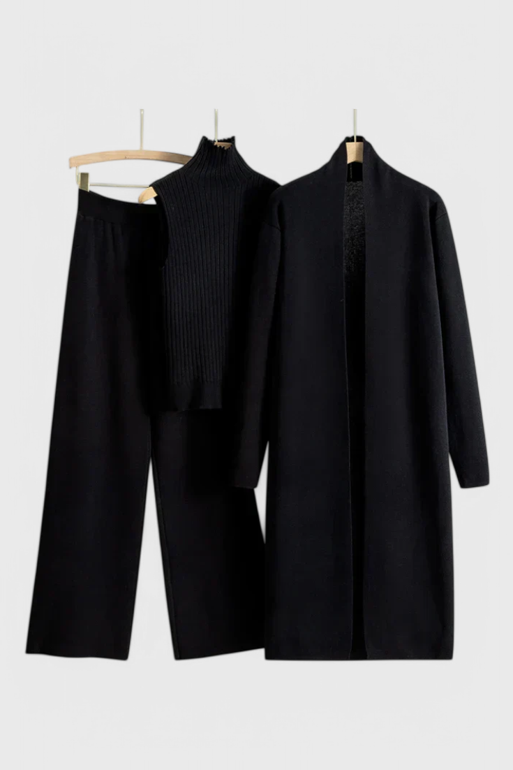 Mahalia | Three-Piece Knit Set
