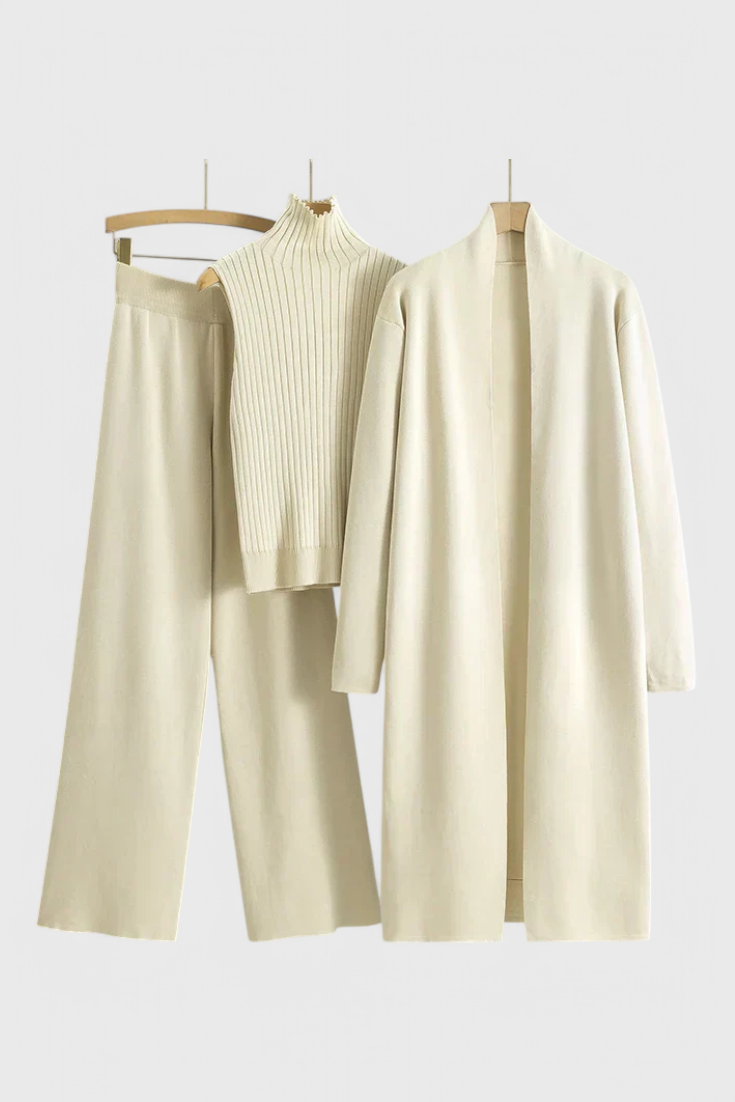 Mahalia | Three-Piece Knit Set