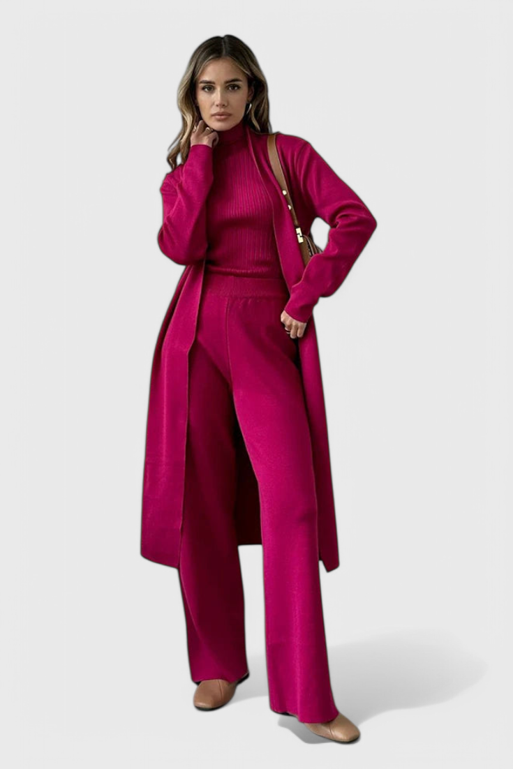 Mahalia | Three-Piece Knit Set