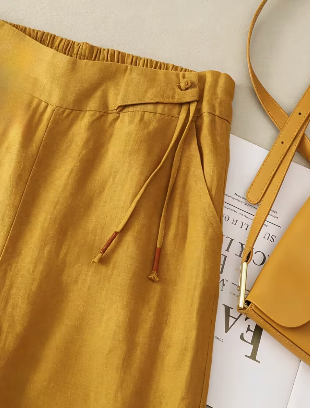 Anya | Wide-Leg Linen Trousers