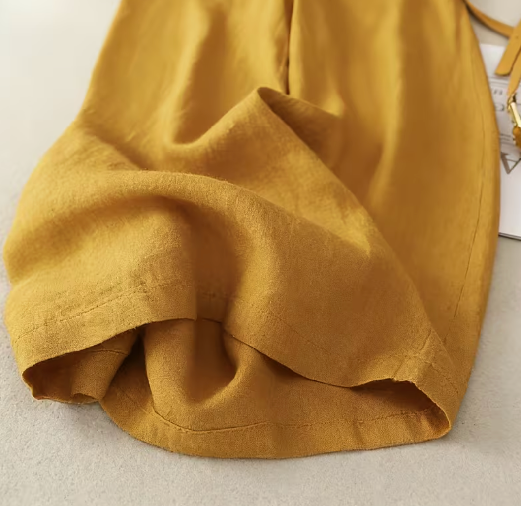 Anya | Wide-Leg Linen Trousers