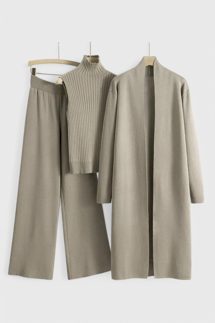 Mahalia | Three-Piece Knit Set