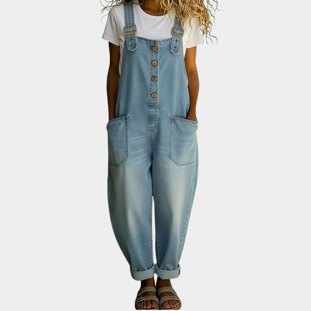 Mae™ | Peto vintage algódon efecto denim