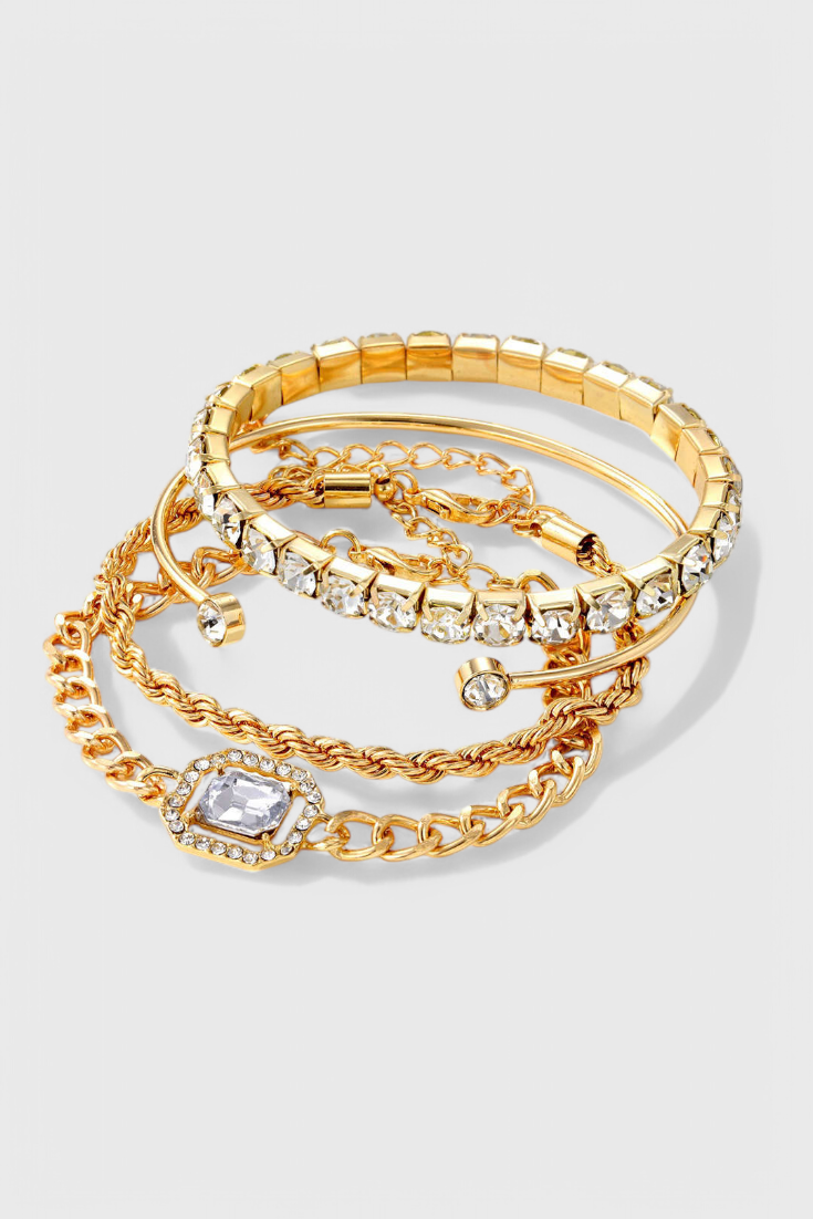 Studded Bracelet Set