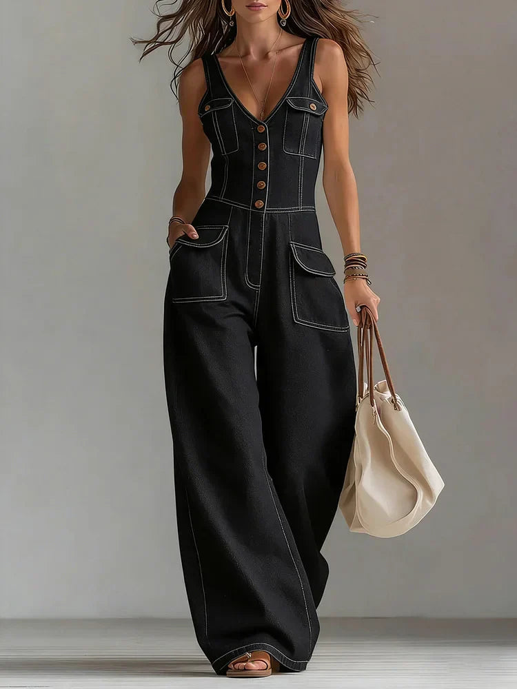 Sophie™ | Conjunto denim amplio